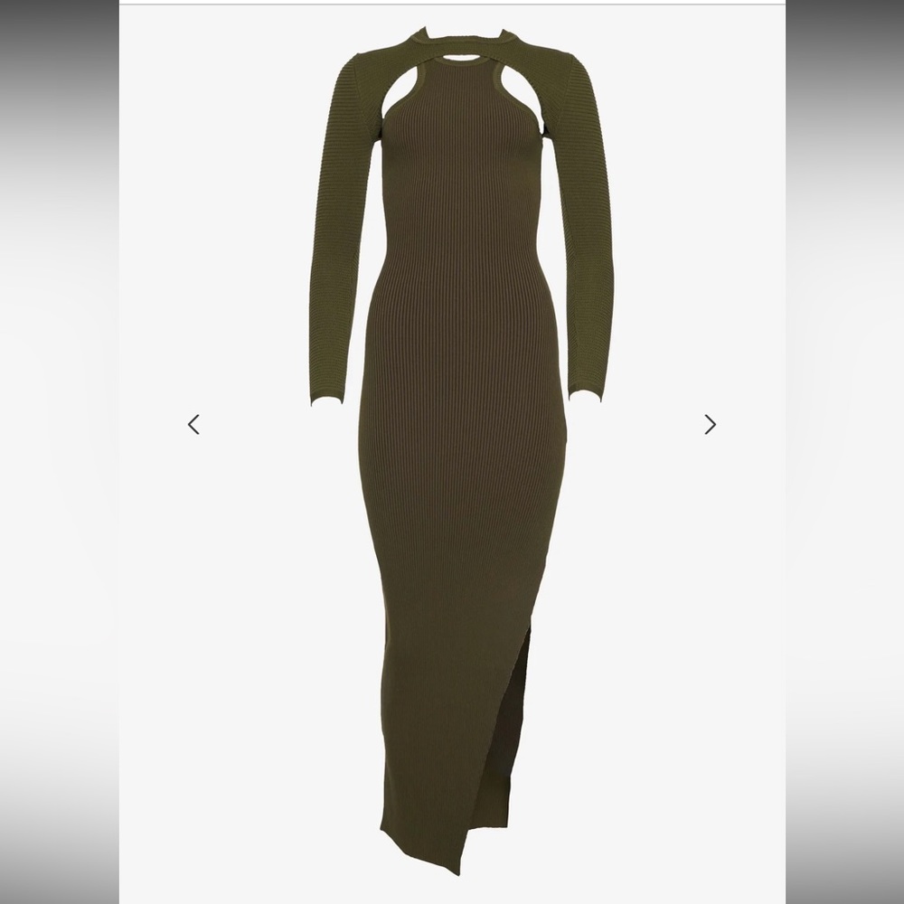 Seroya ribbed knit dress.
